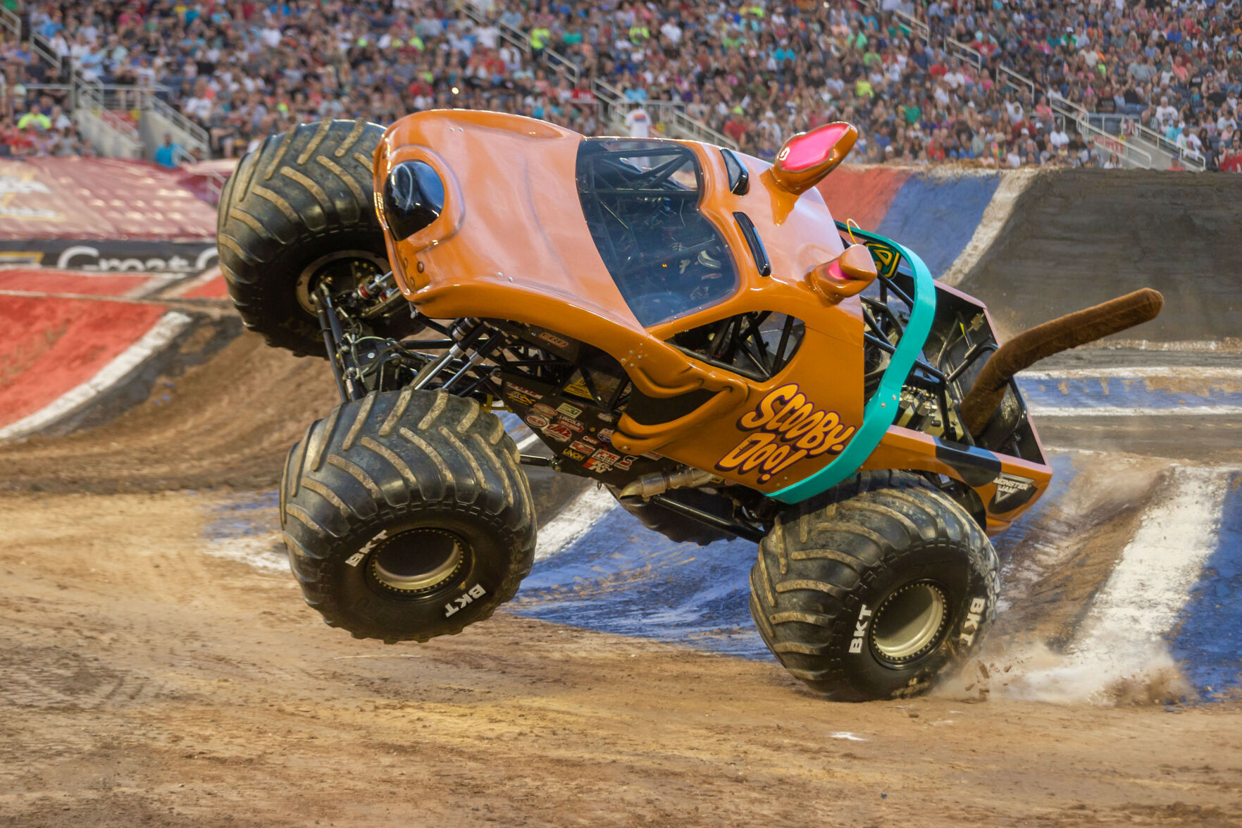 Check out Scooby Doo — and Megladon too — as Monster Jam returns to the Gas South Arena